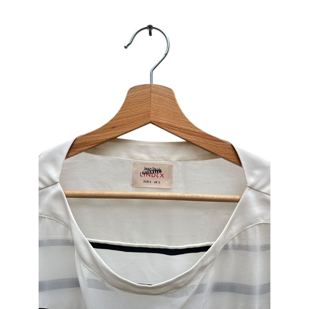 Navy White Striped Longsleeves