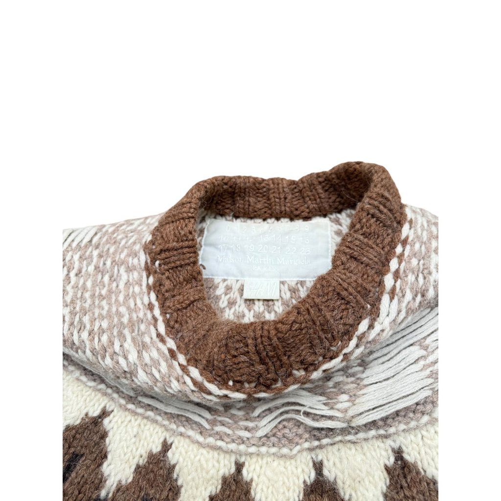 Beige Brown Heavy Knit