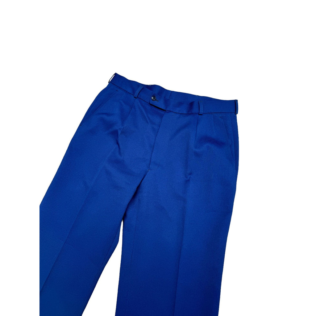 Vintage Men Blue Straight Pants