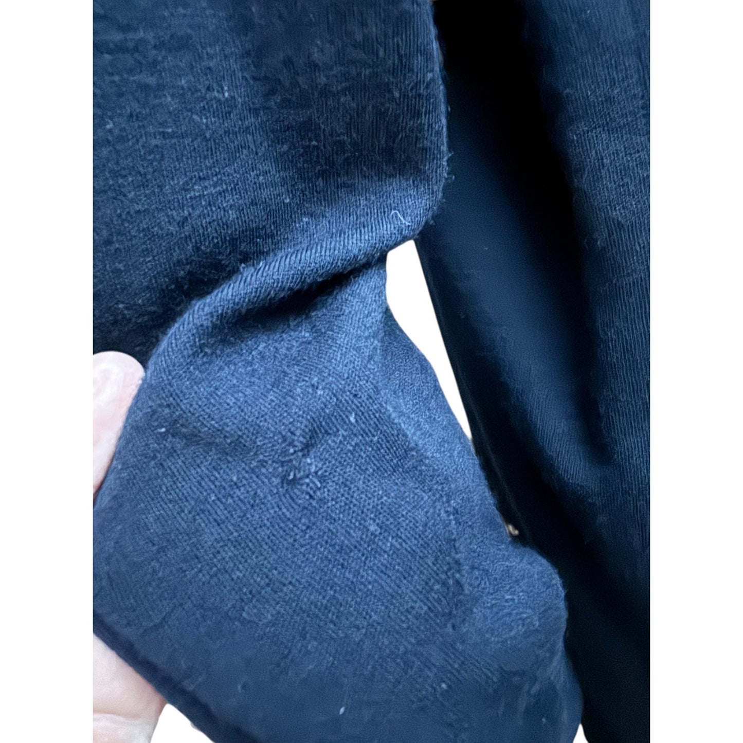  1980s Black Wool Dress