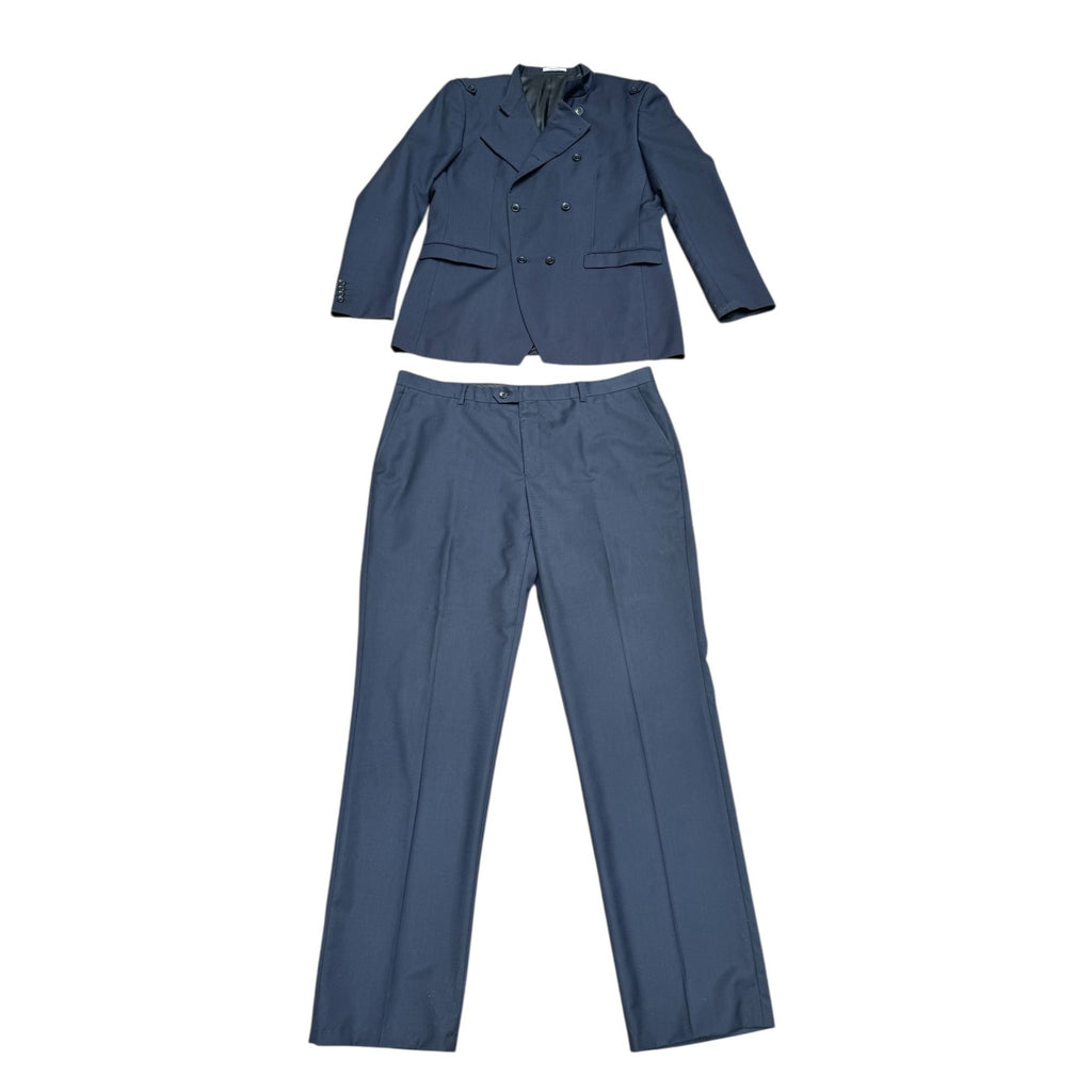 Navy Wool Military Suit