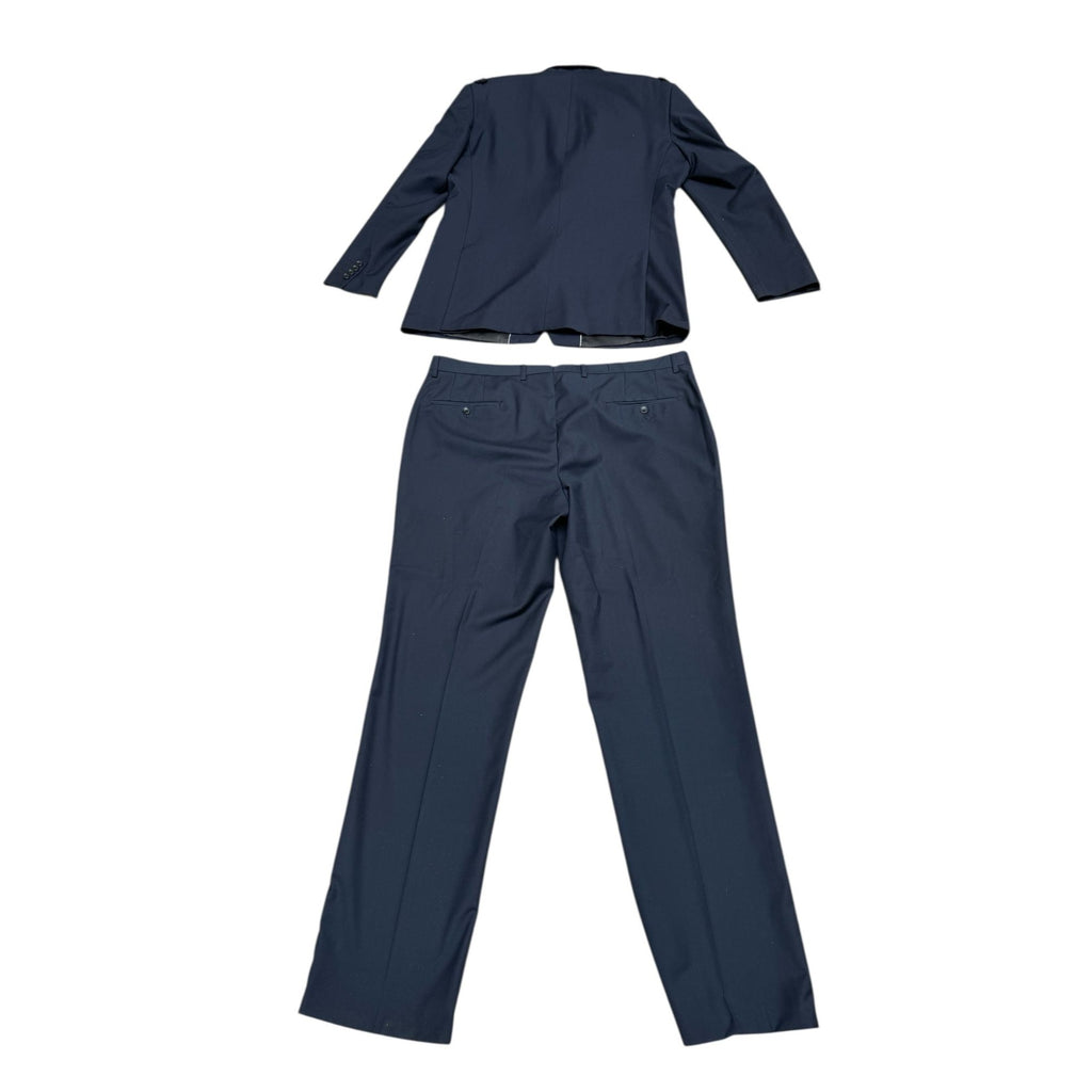 Navy Wool Military Suit