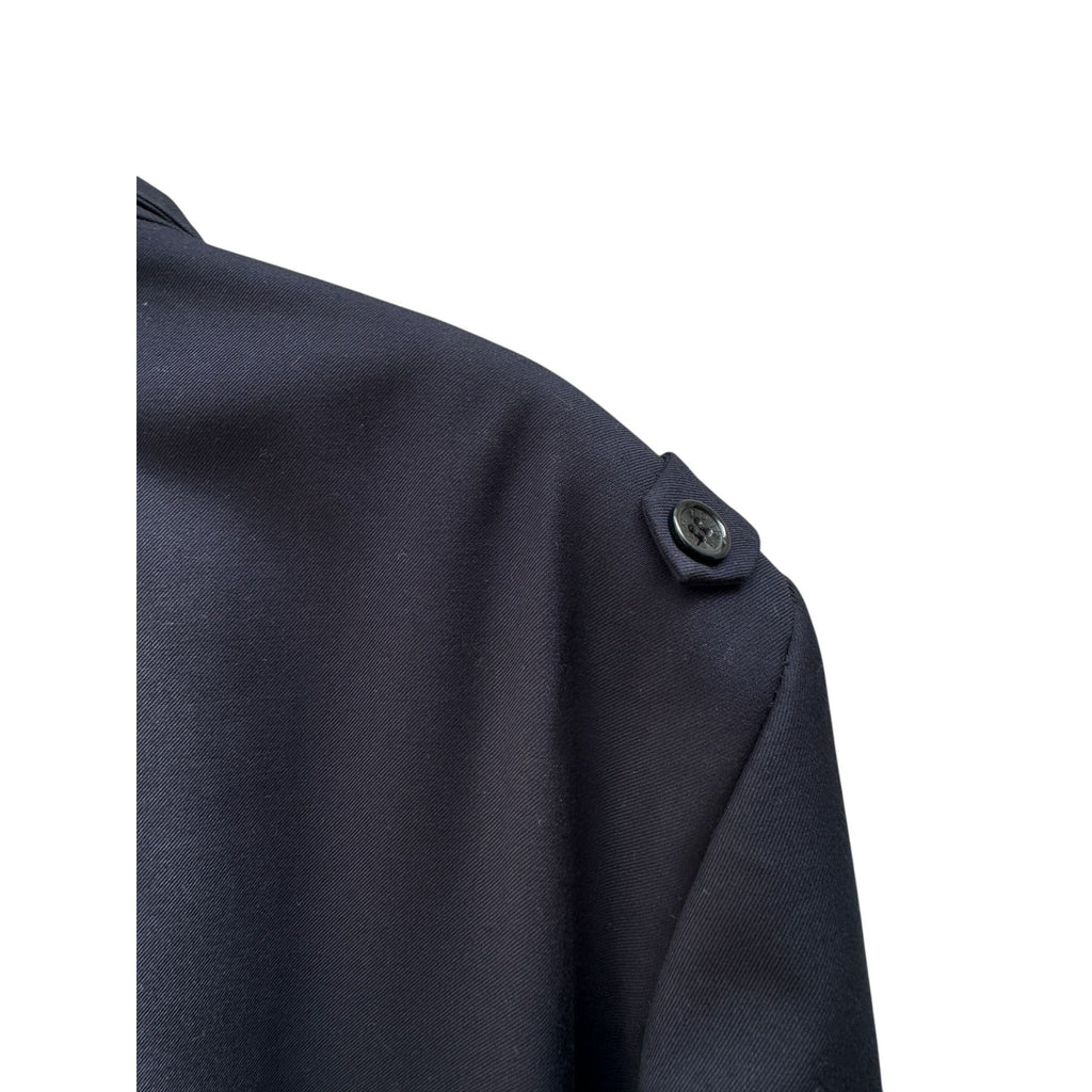 Navy Wool Military Suit