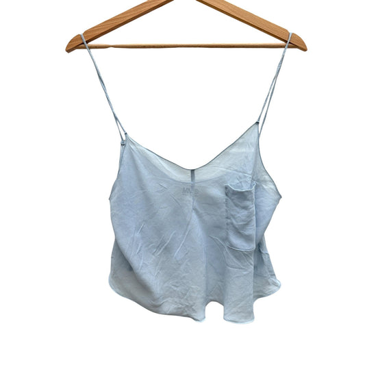 Blue viscose Top