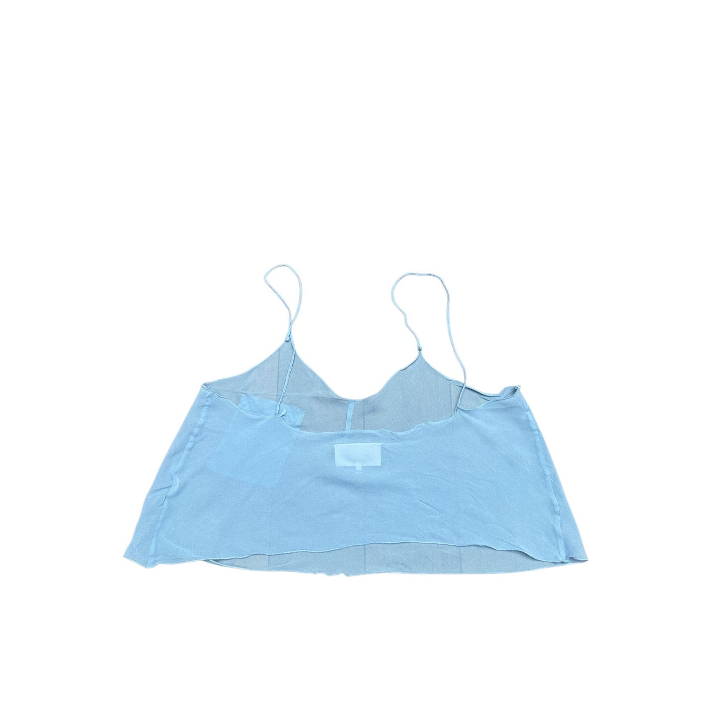 Blue viscose Top