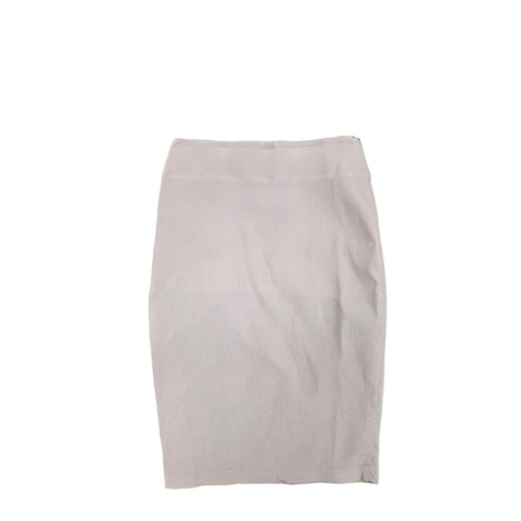 Vintage Beige Midi Skirt  Stretchable