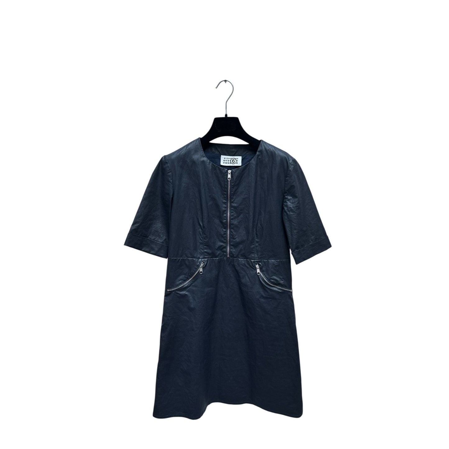 FW 2007 Navy Coated Dress