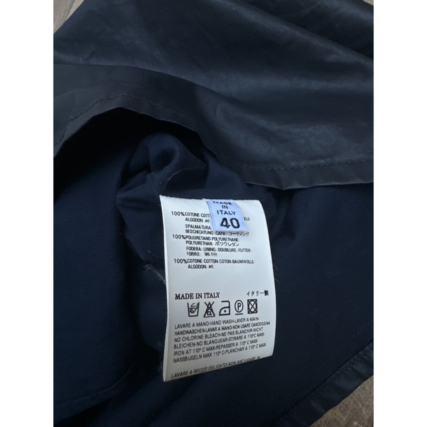 FW 2007 Navy Coated Dress