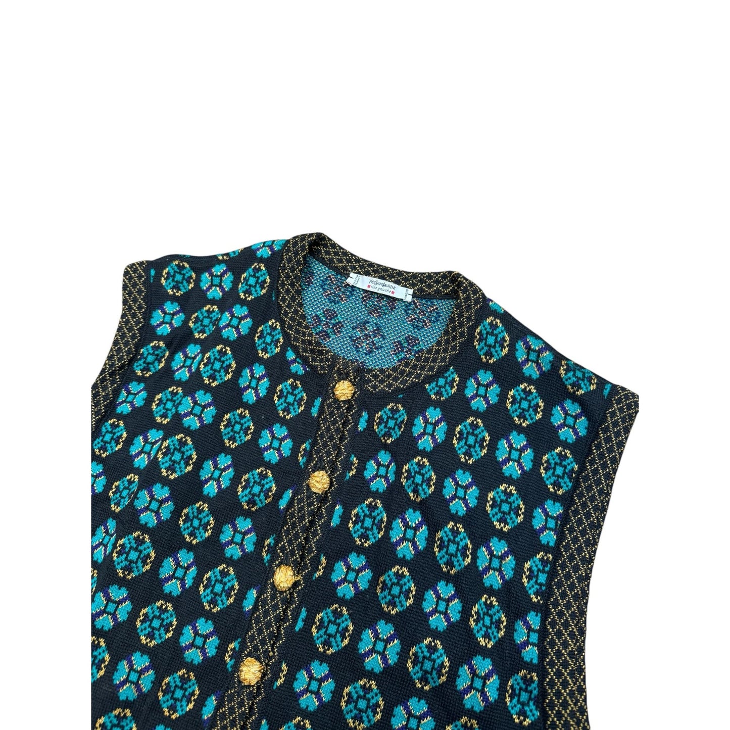 1970s Vintage Lambswool Knitted Vest