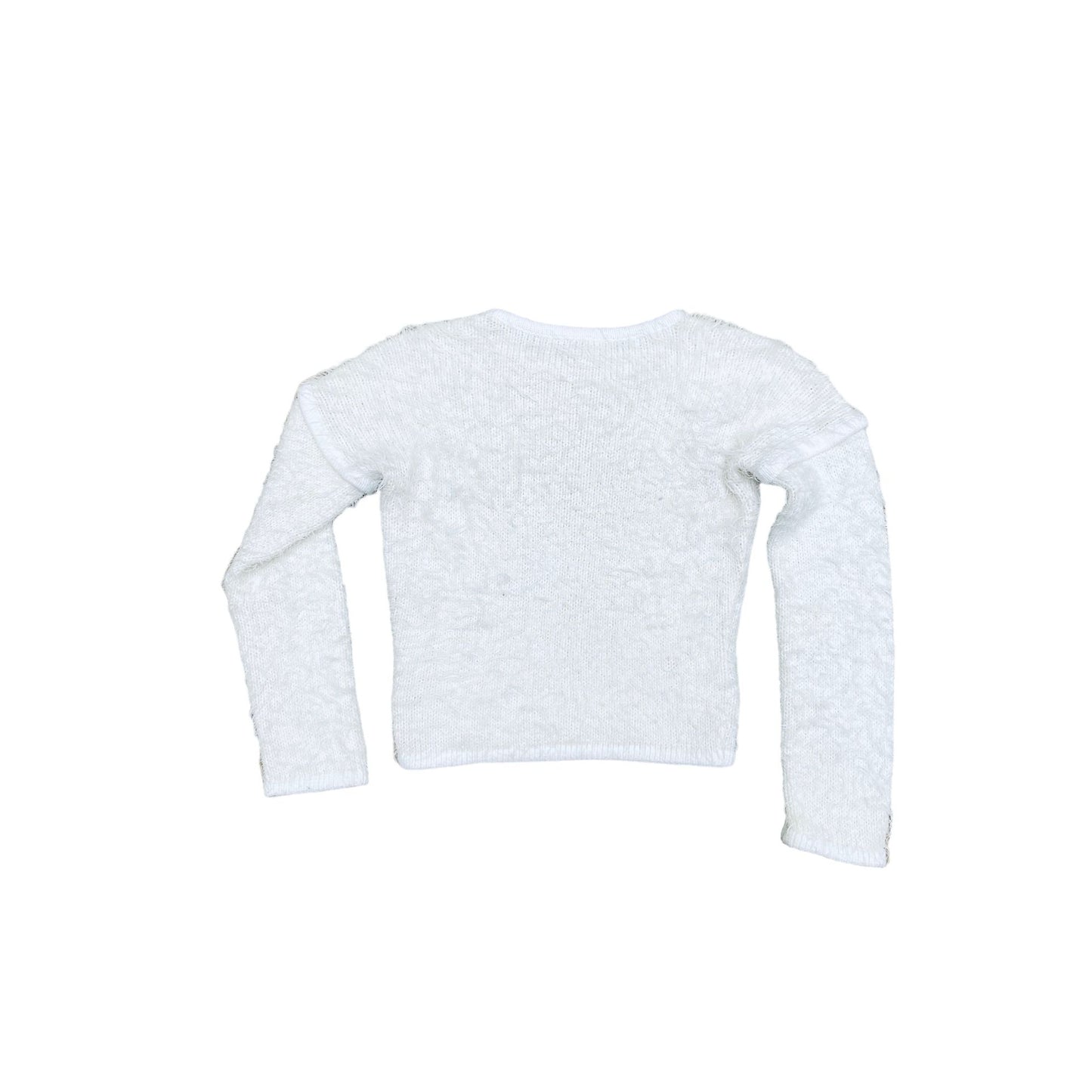 White Fuzzy wool  Sweater