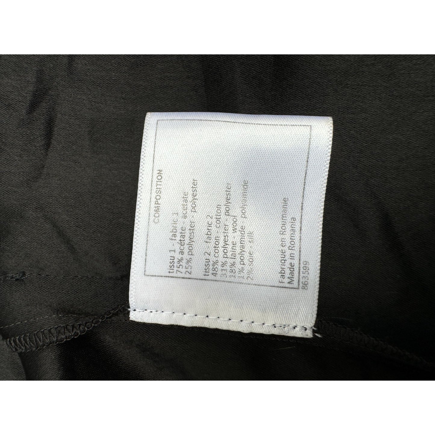 2000 Black Acetate Jacket 