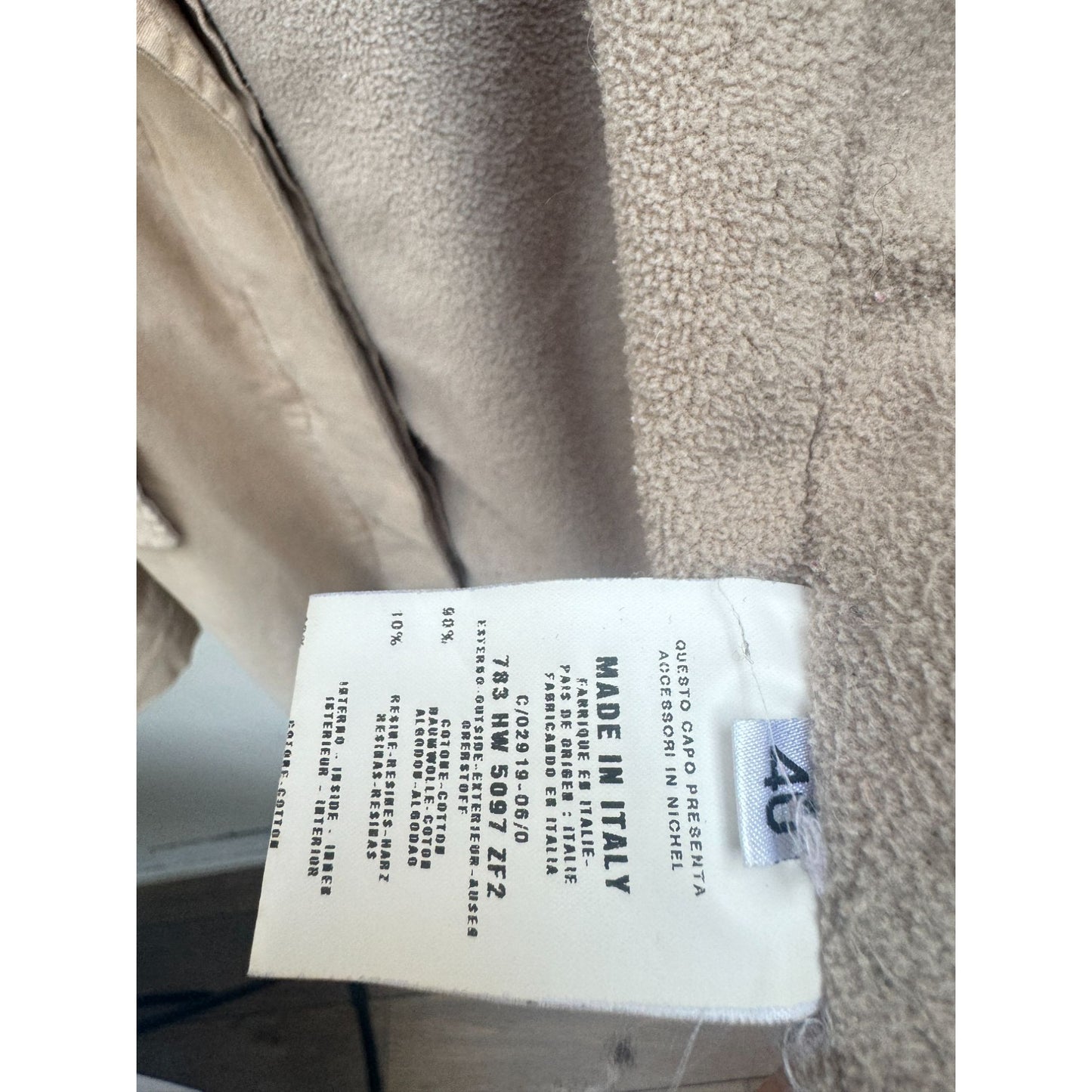 1999 Beige Straps Coat