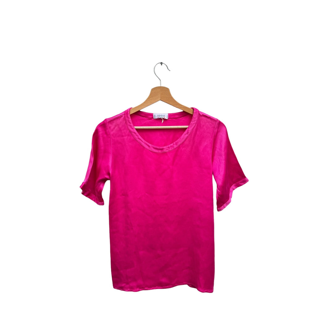 Vintage Pink Silk T-shirt