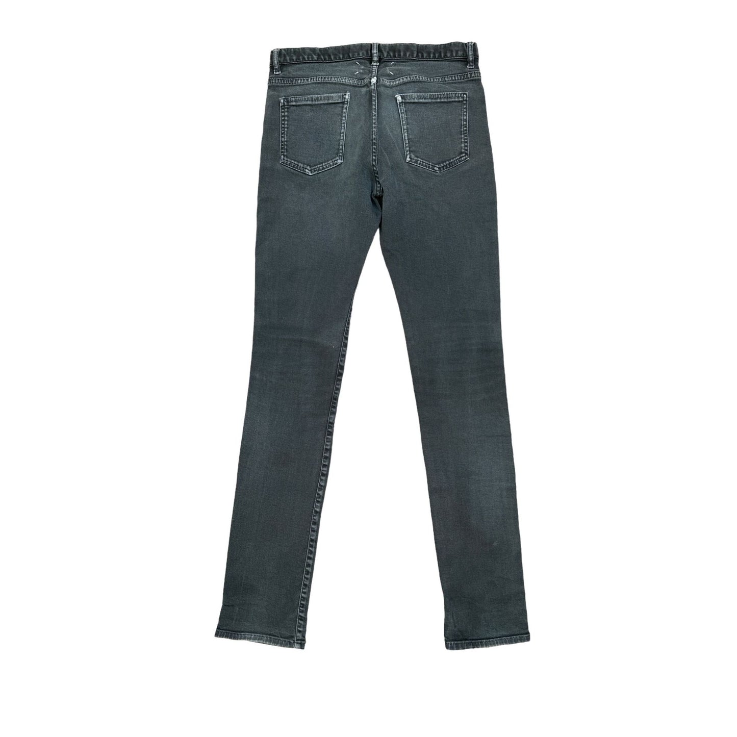 Grey Denim Jeans  Iconic 4 Stitches on the back