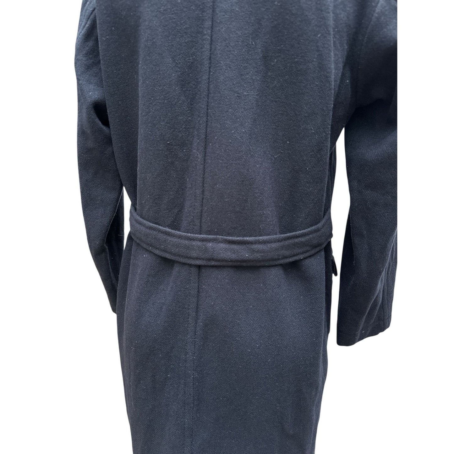 Vintage Navy Wool Coat