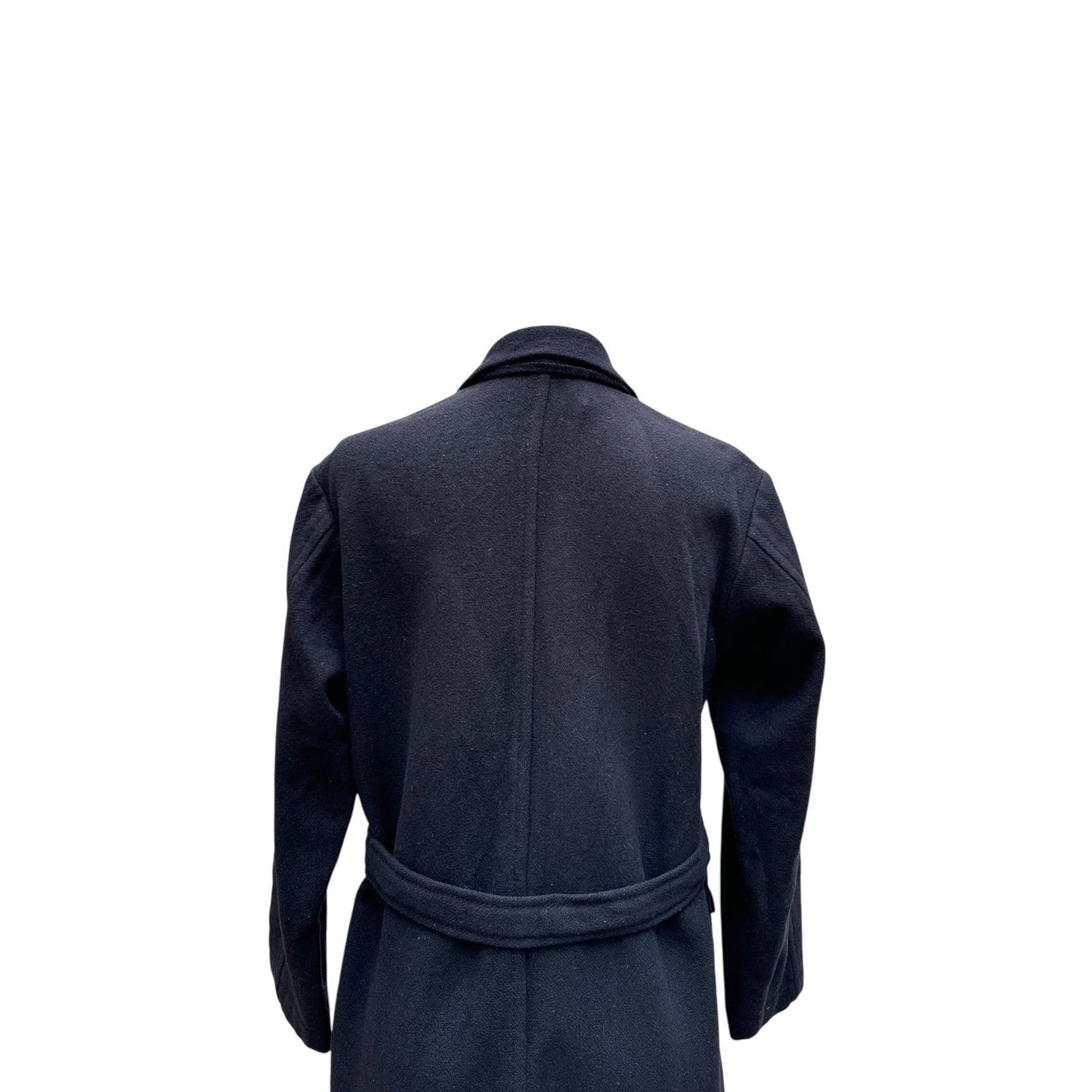 Vintage Navy Wool Coat