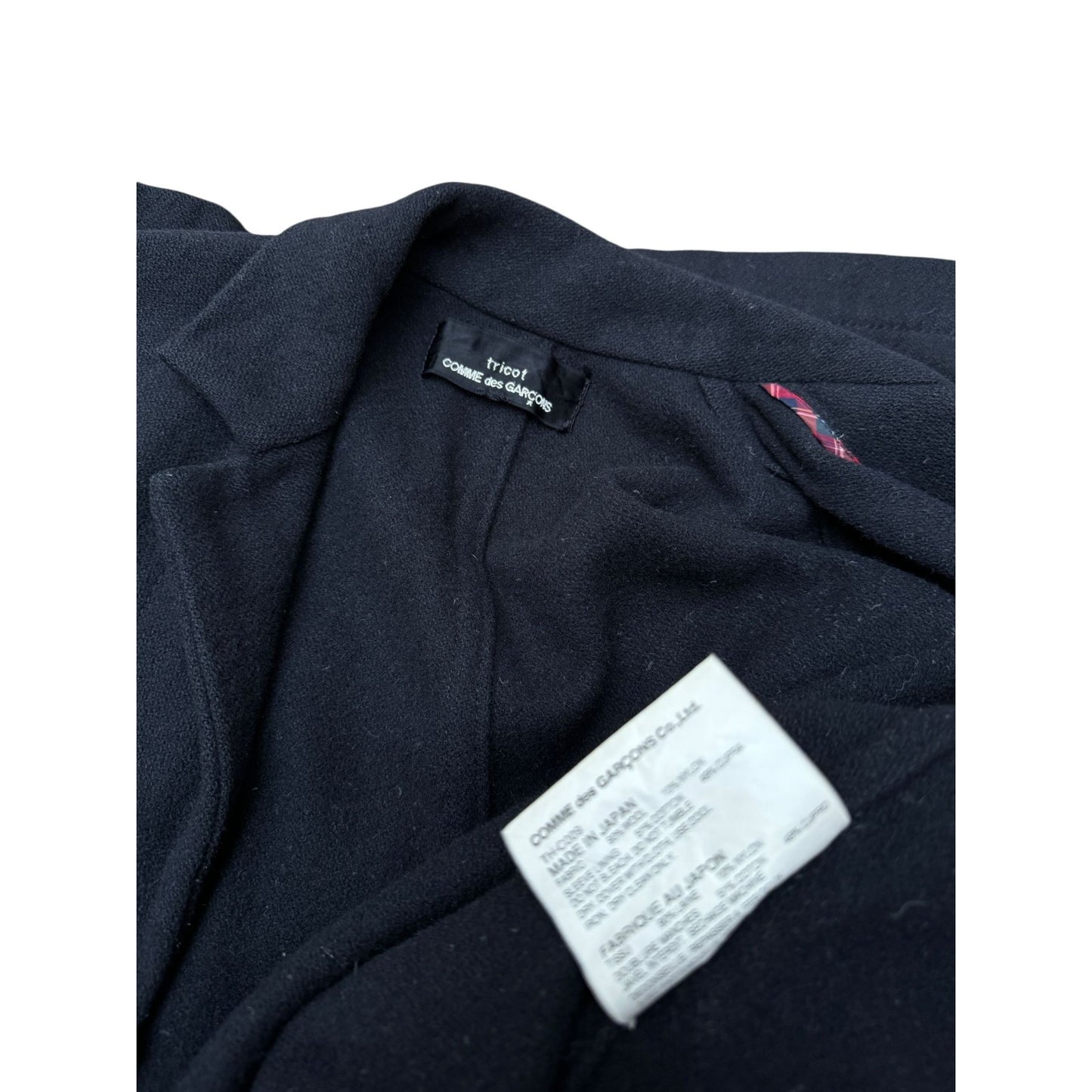 Vintage Navy Wool Coat