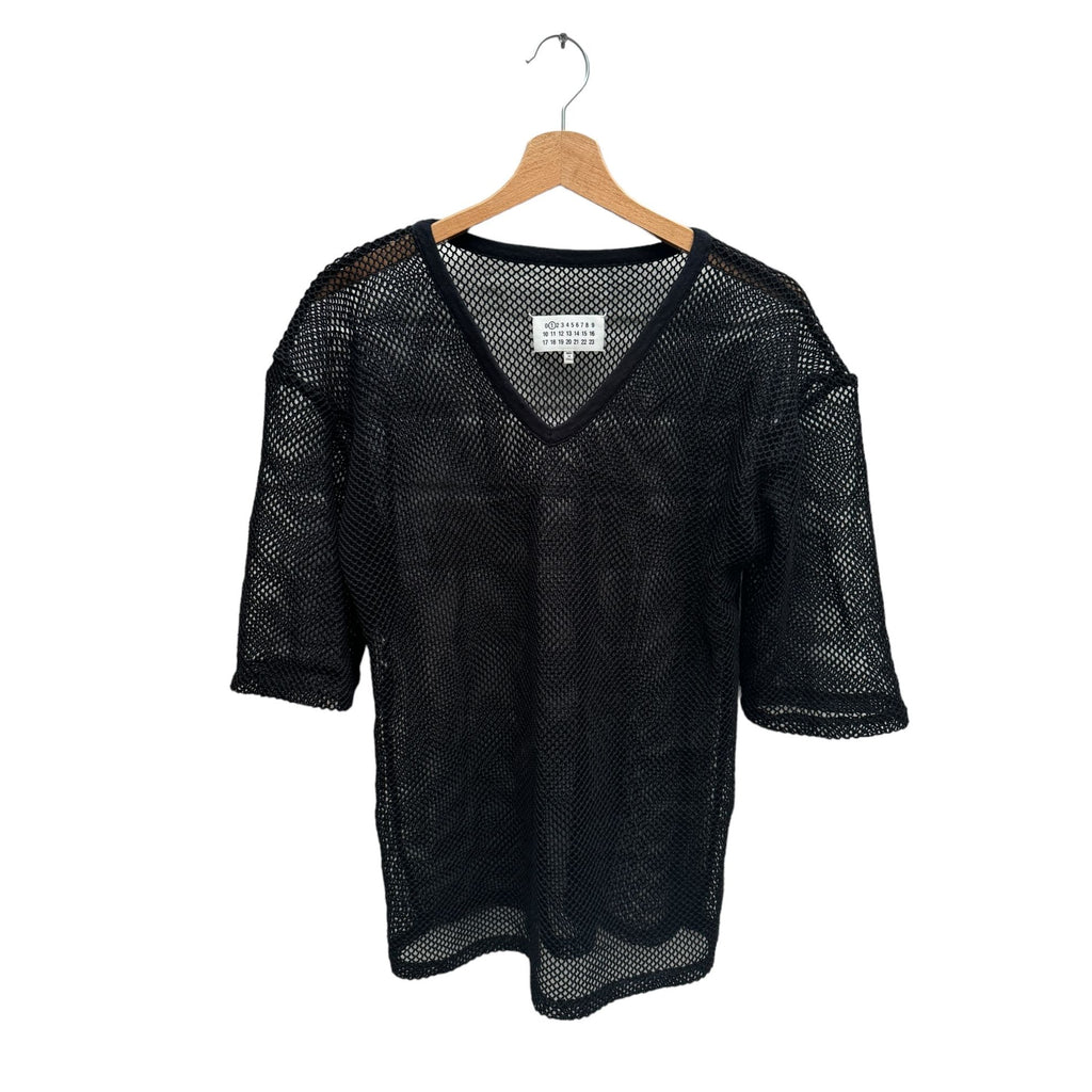 Black Nylon Mesh T-shirt Unisex