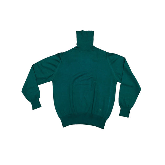 Vintage Green Wool Rollneck