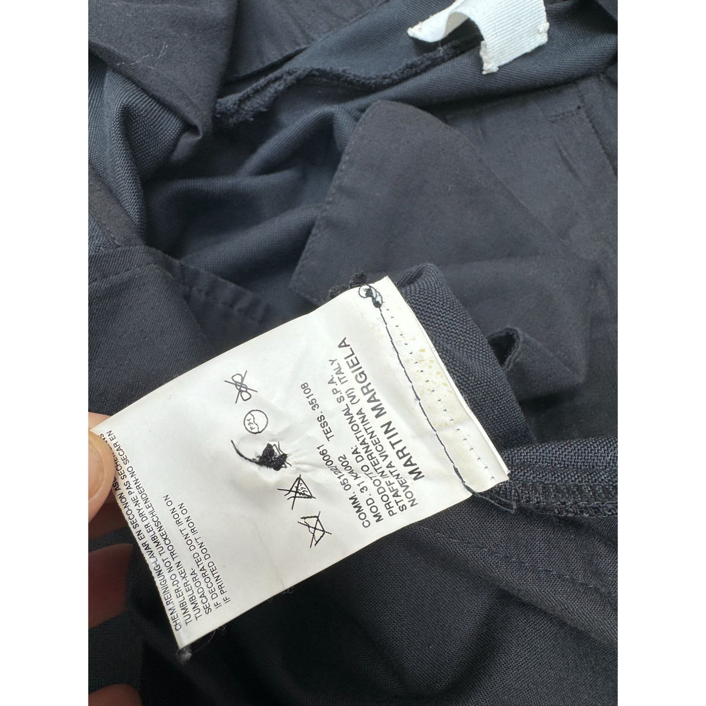 SS 2006 Vintage Black Formal Straight Pants
