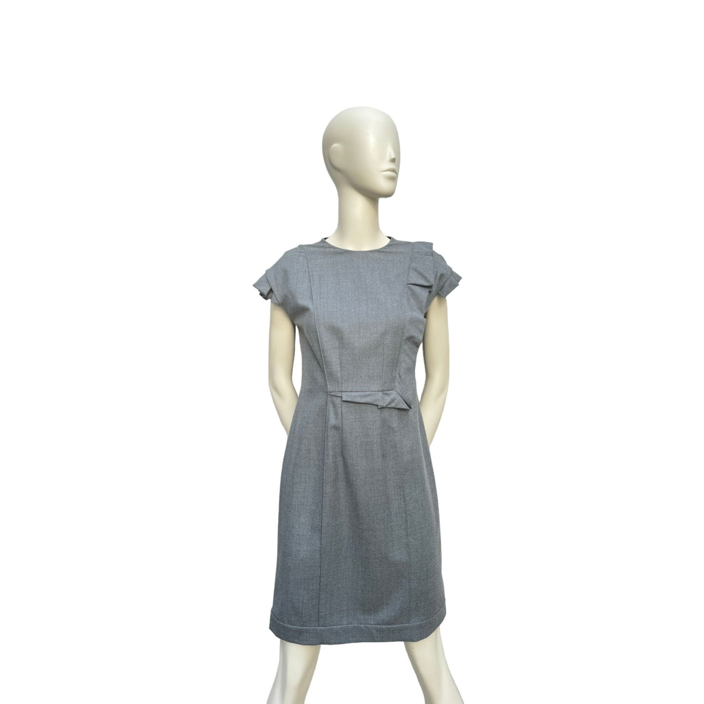 Dark Grey Wool Dress