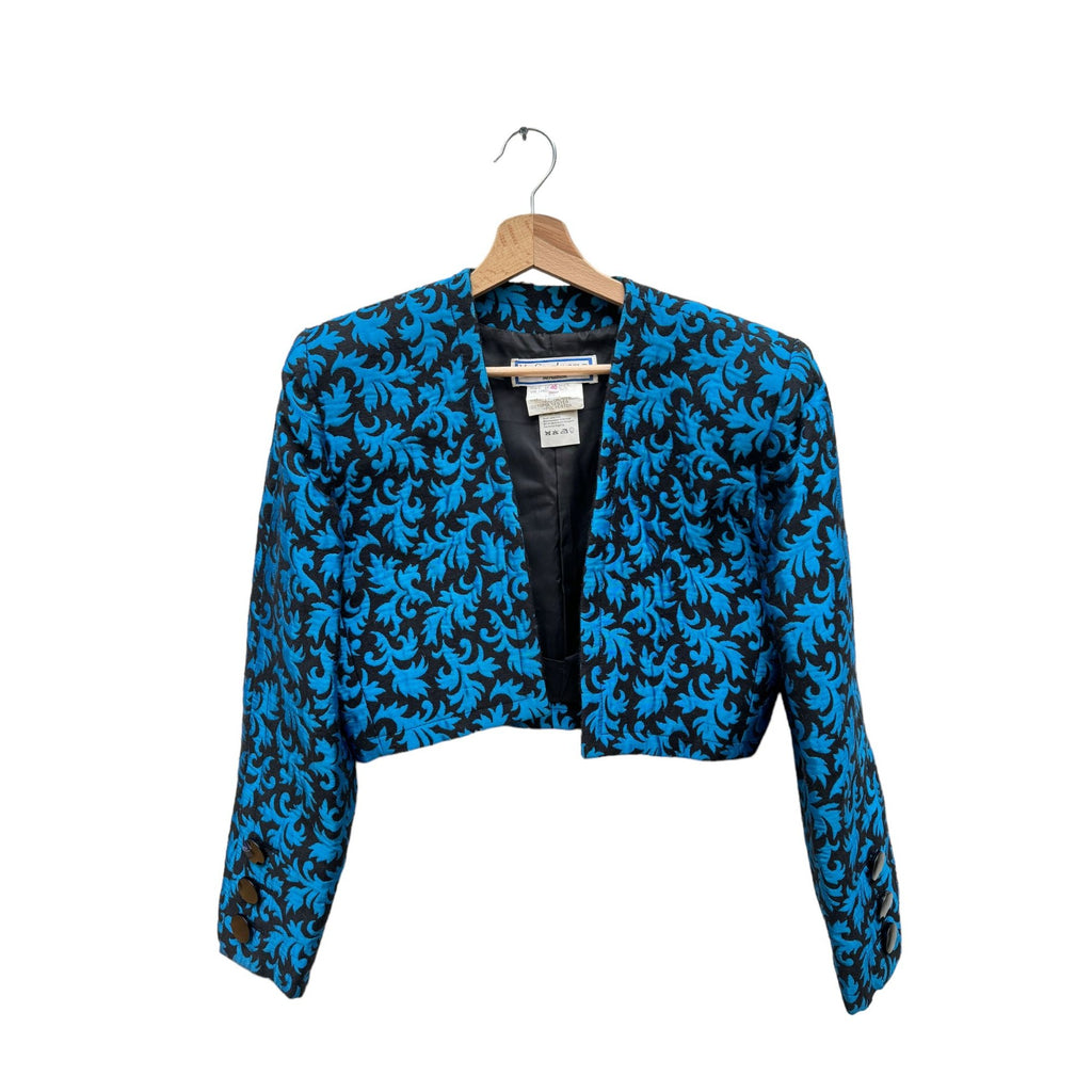 Winter 1990 Blue Blazer Jacket  Size 40 fits M