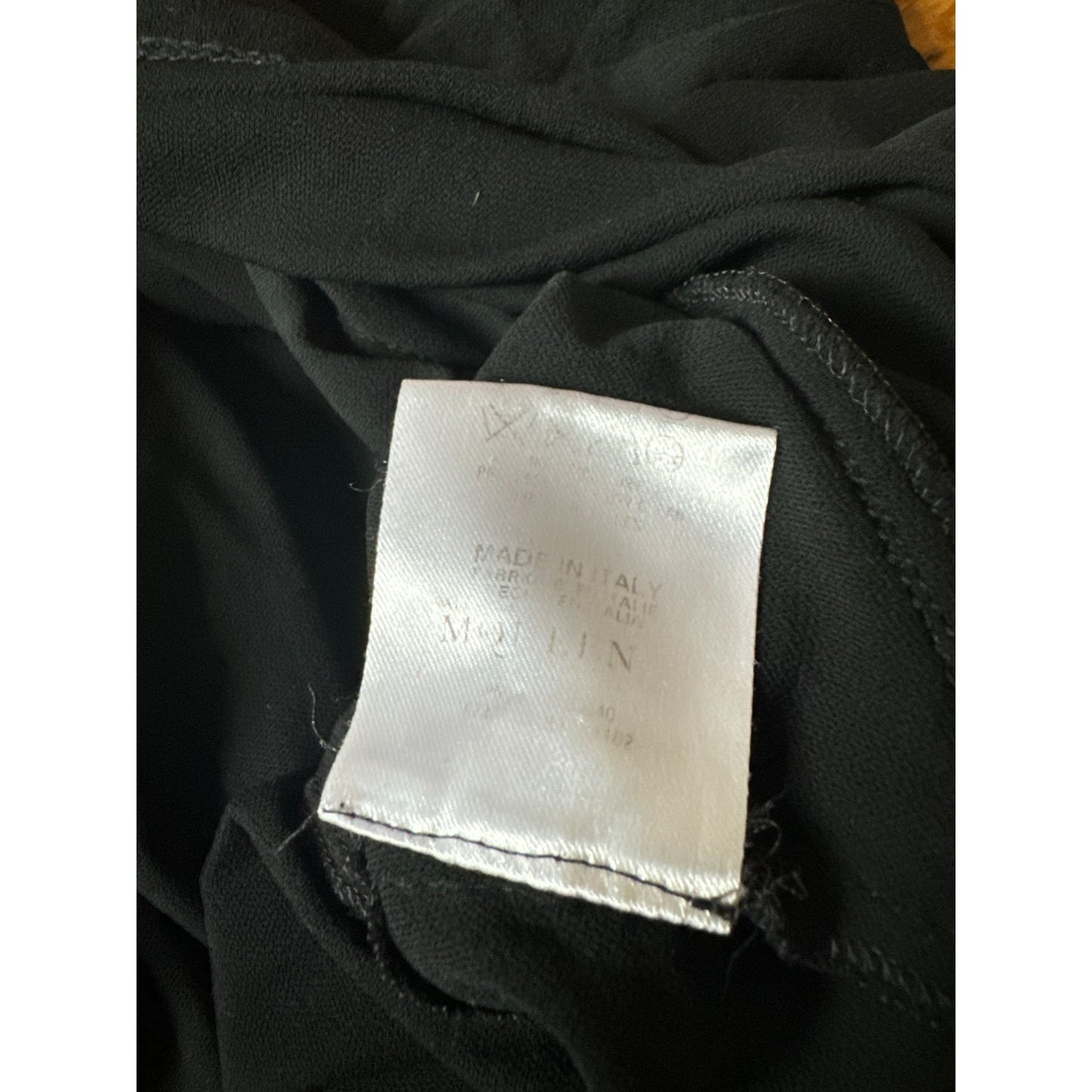 Vintage Black Viscose Top 