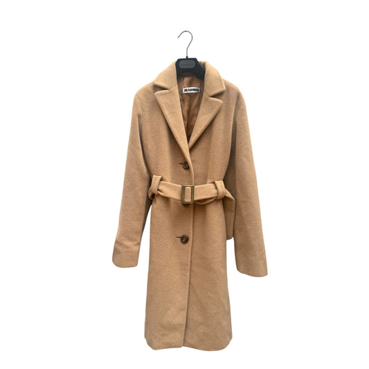 Brown Wool Belted Coat