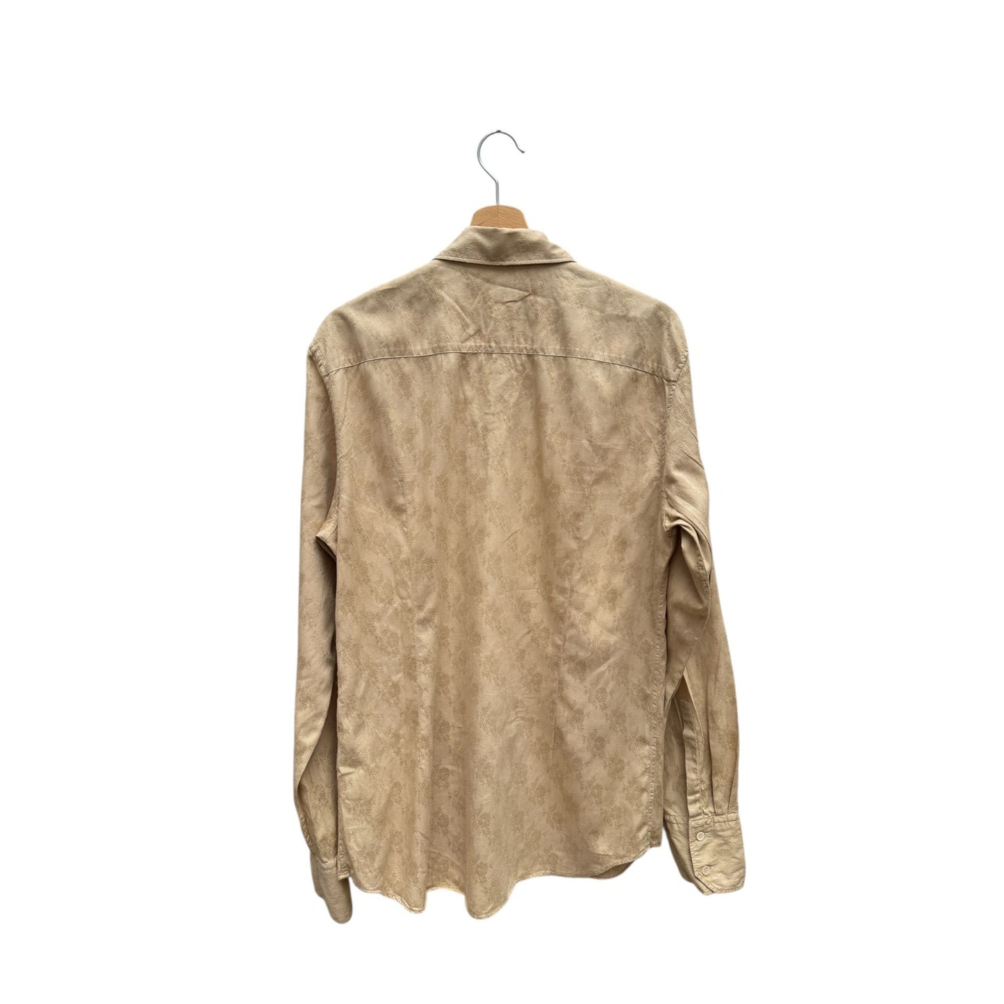 Beige Brocade Shirt