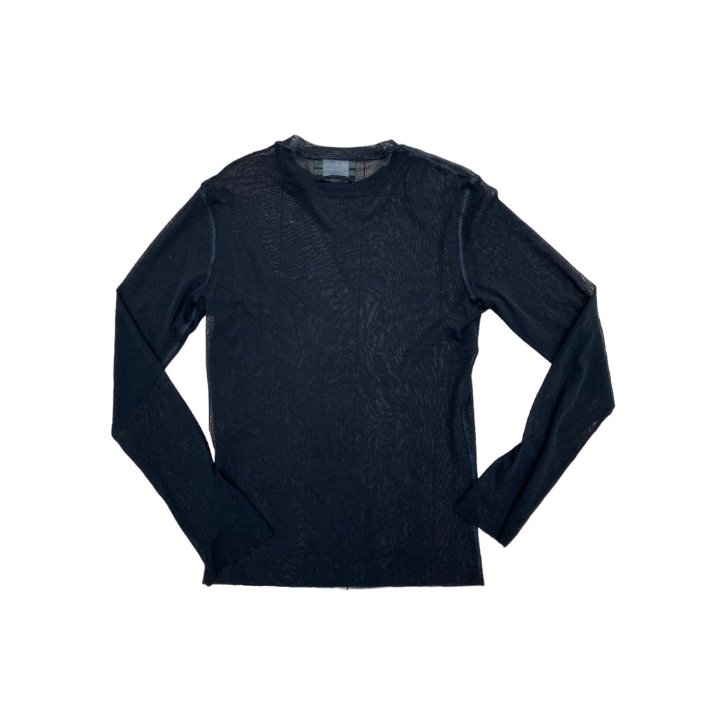 Vintage Black Mesh Longsleeves