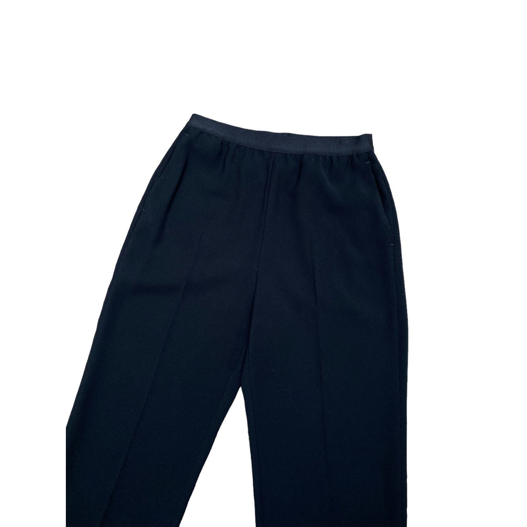 SS 2020 Black Viscose Straight Pants