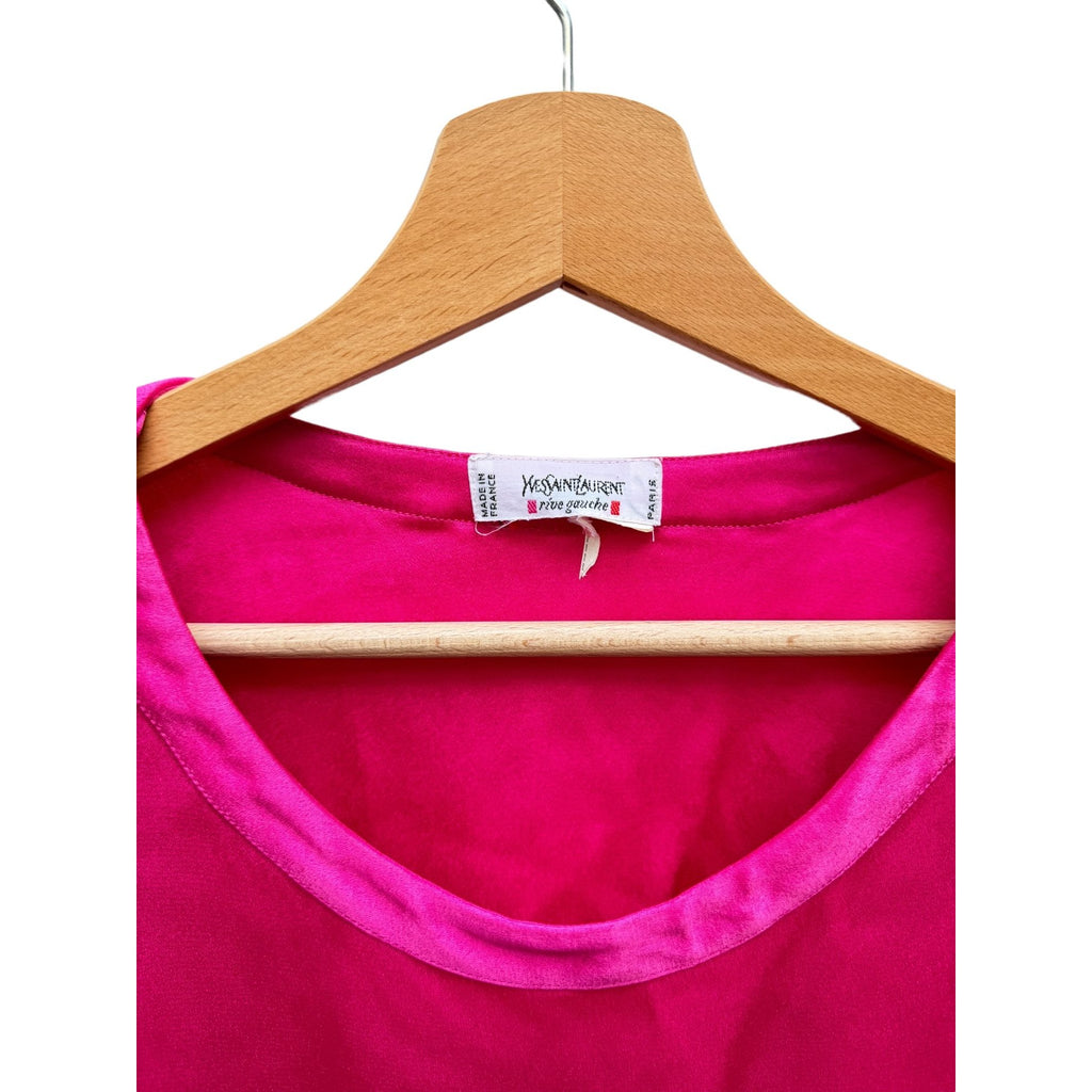 Vintage Pink Silk T-shirt