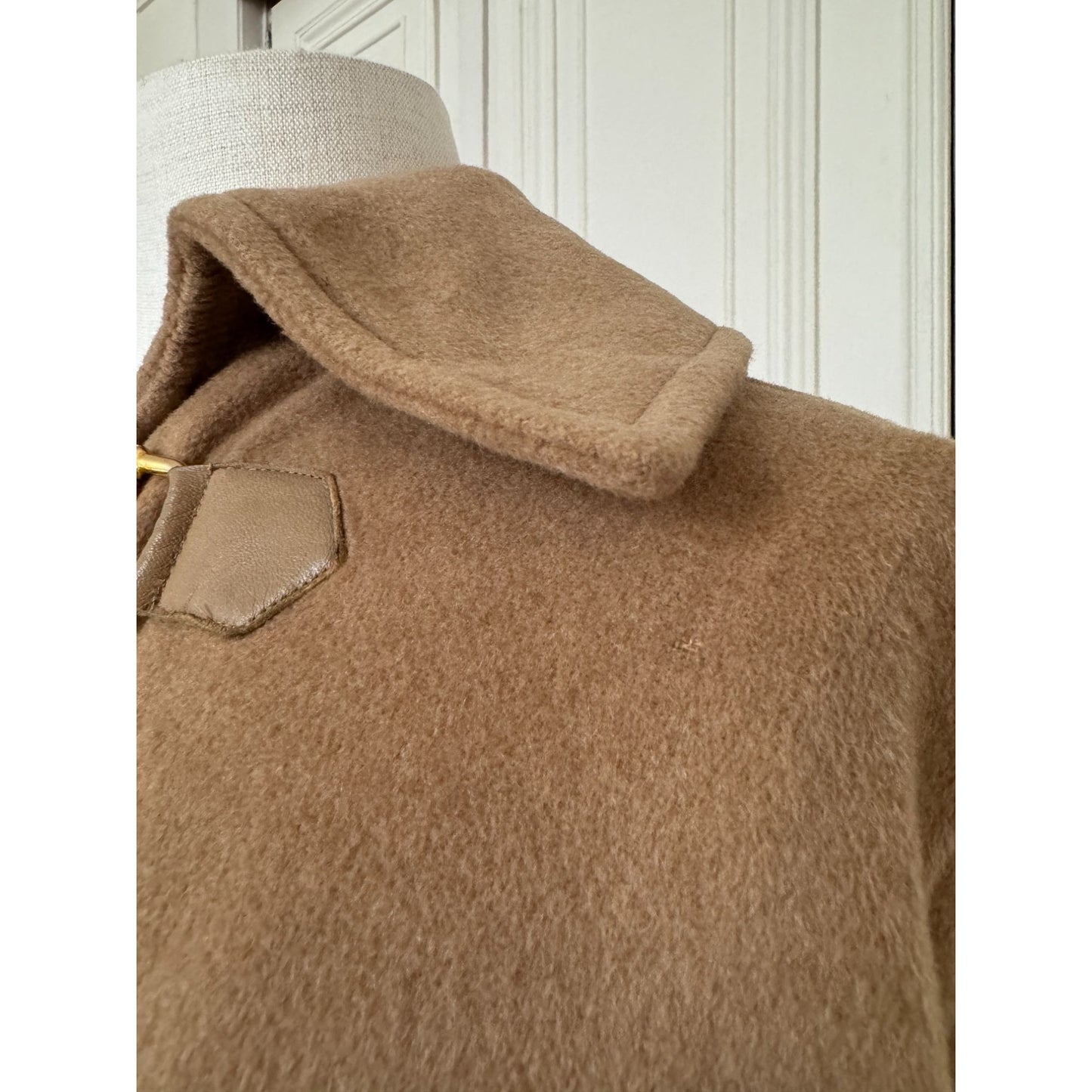 1970s Brown Wool Cape