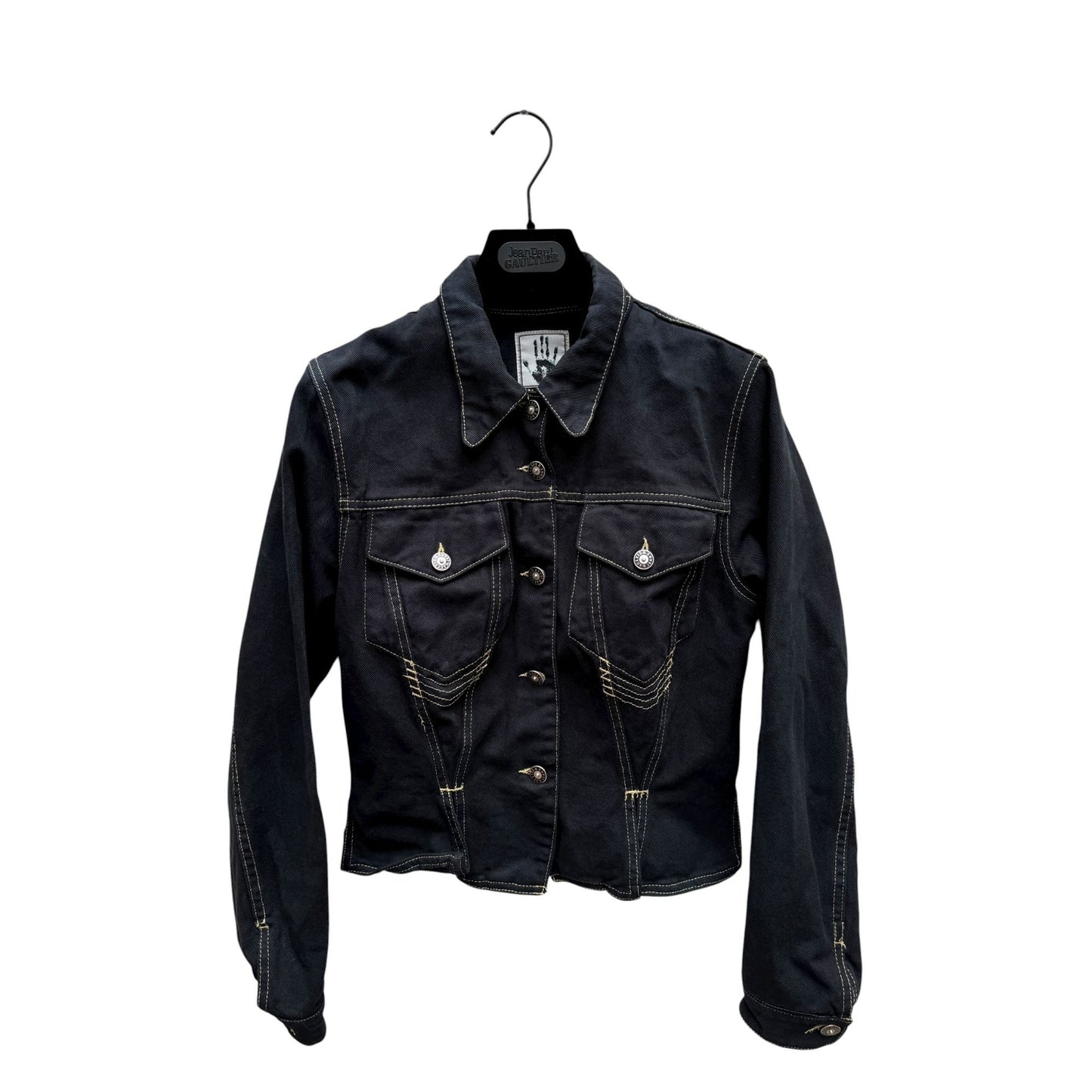 Vintage Black Cotton Jacket