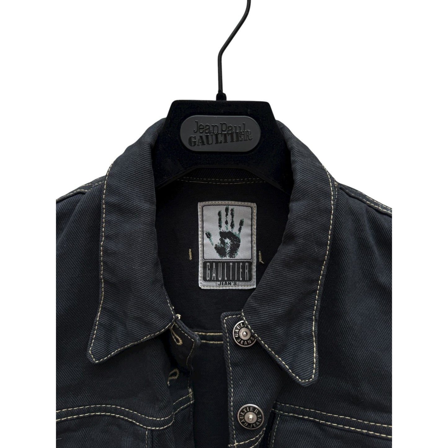 Vintage Black Cotton Jacket