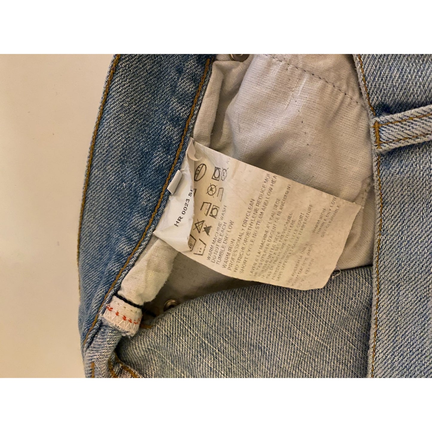 Vintage Lightwash Blue Denim Jeans