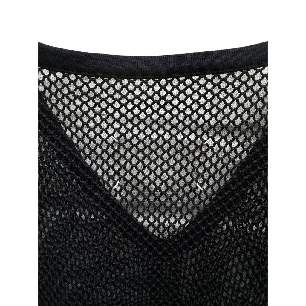 Black Nylon Mesh T-shirt Unisex