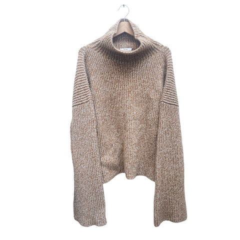 By Phoebe Philo Oversized Beige Cashmere Rollneck