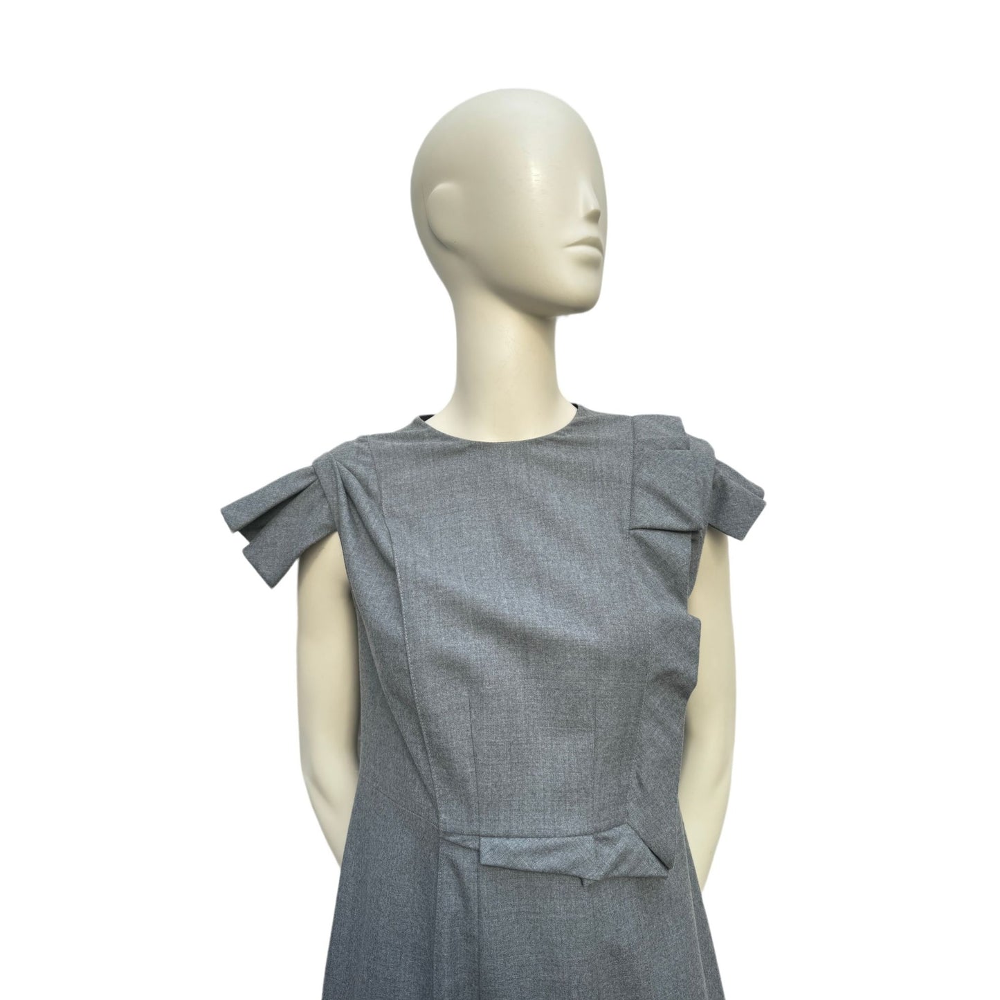 Dark Grey Wool Dress