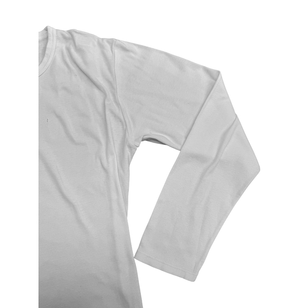 0 10 Artisanal White Longsleeves