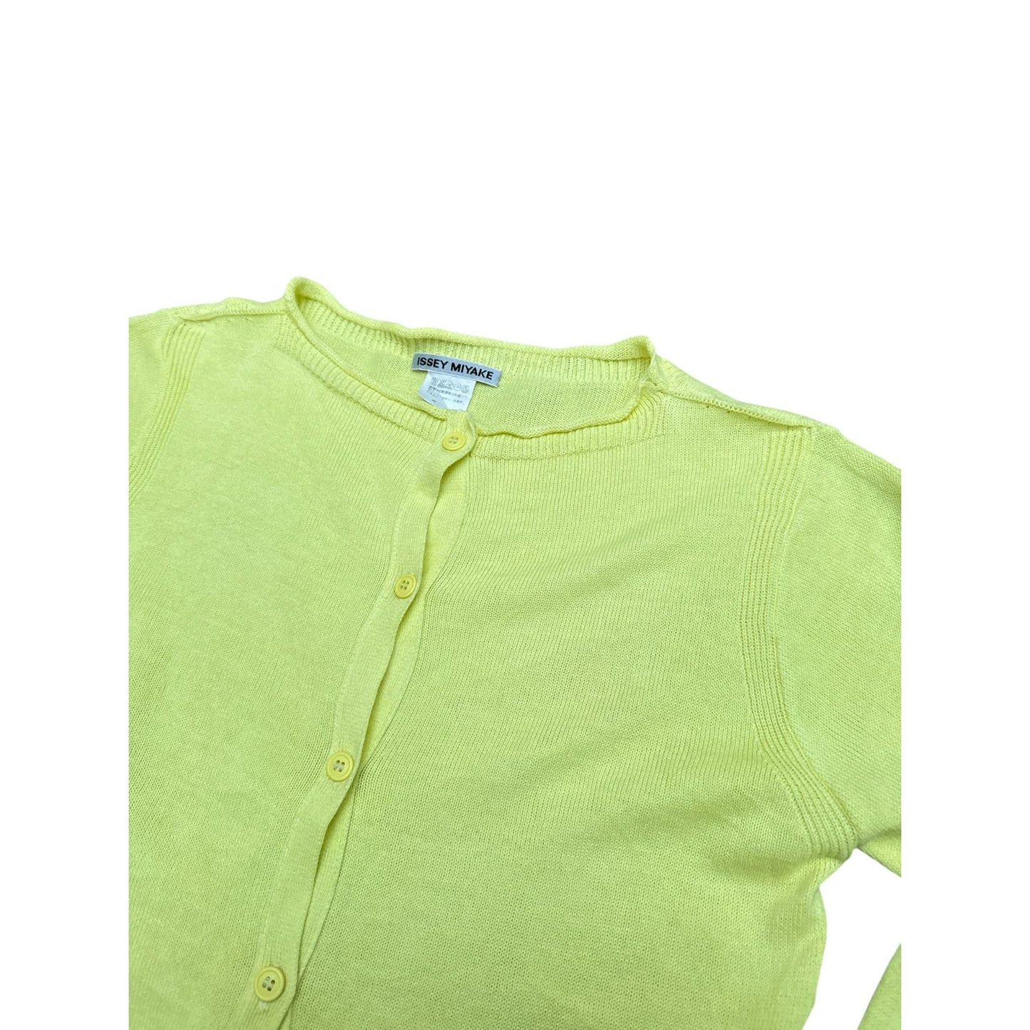 Light Yellow Cotton Cardigan