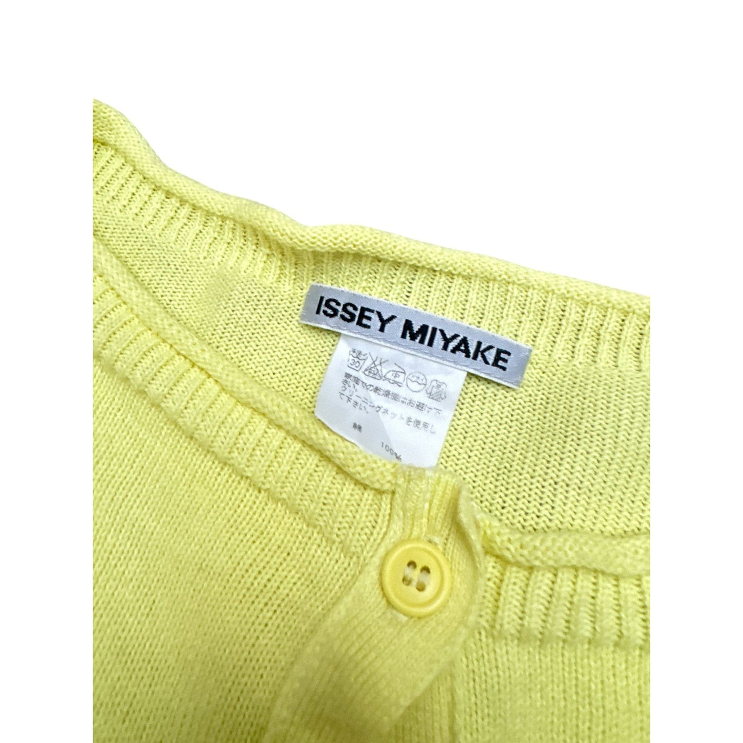 Light Yellow Cotton Cardigan