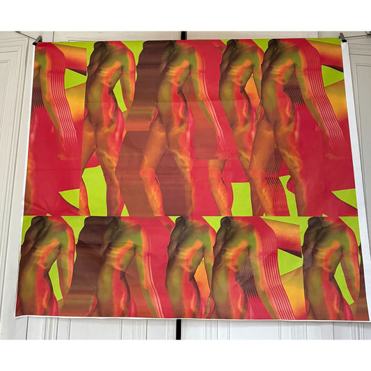 SS 2020 Orange Wide Fabric Panel
