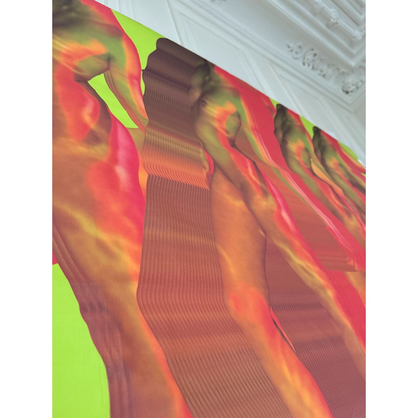 SS 2020 Orange Wide Fabric Panel