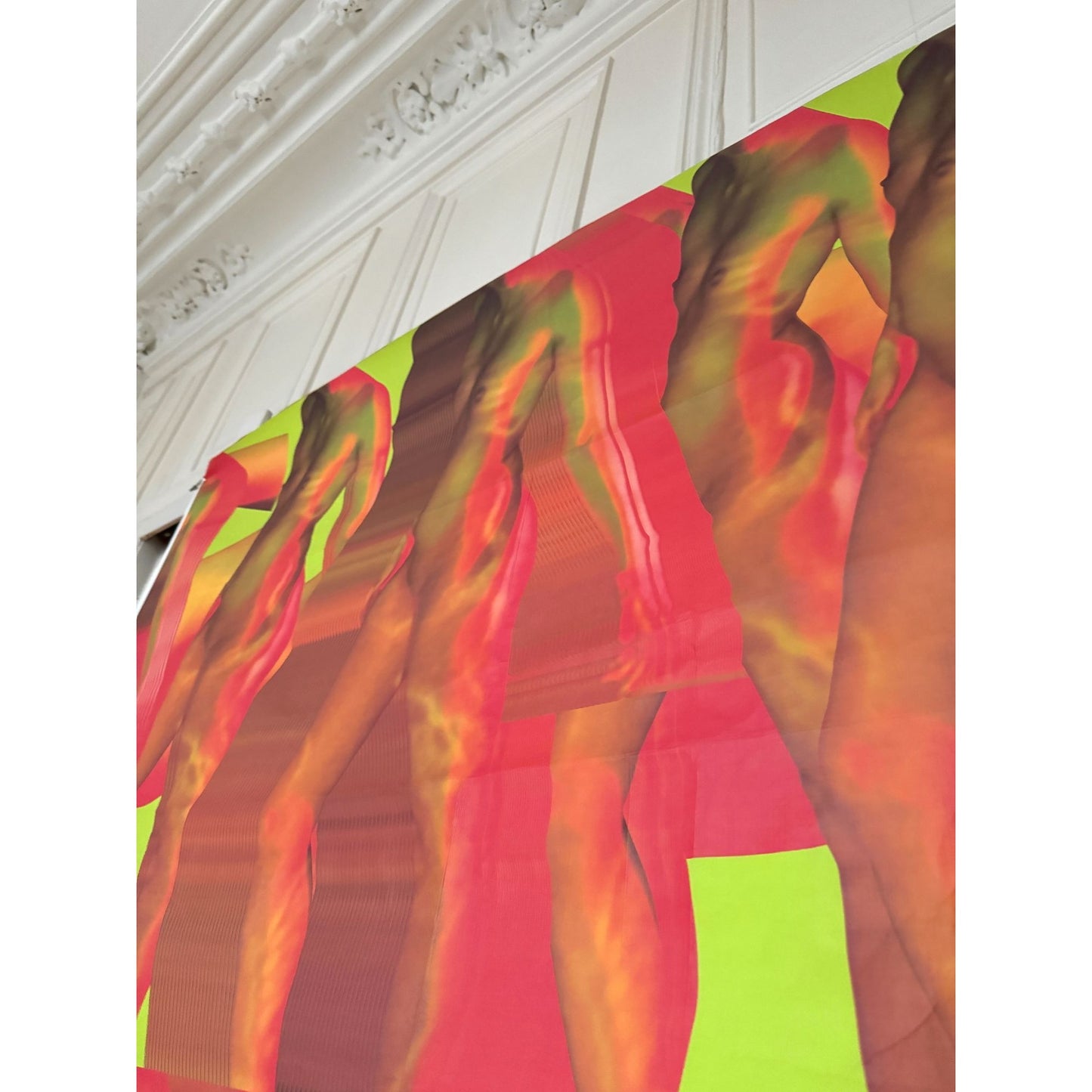 SS 2020 Orange Wide Fabric Panel