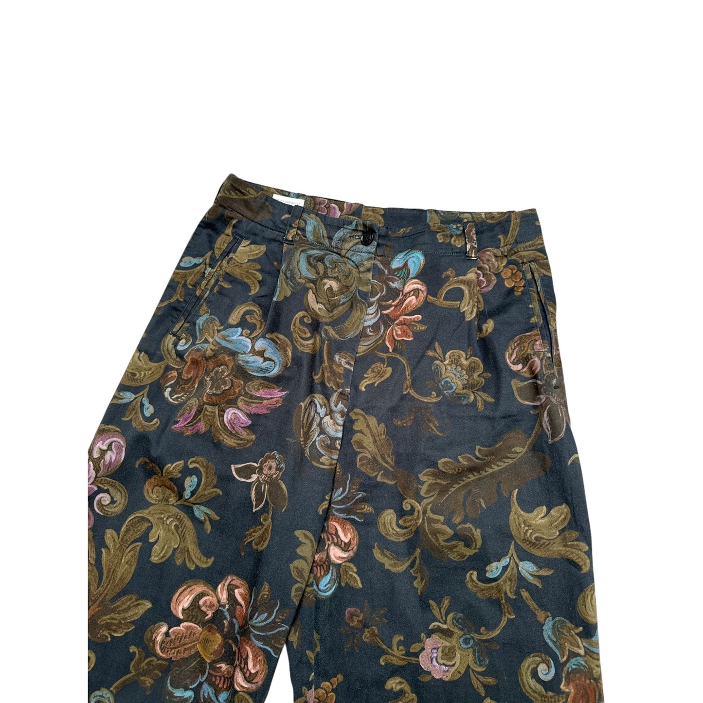 Vintage Tapestry Wide-Leg Pants