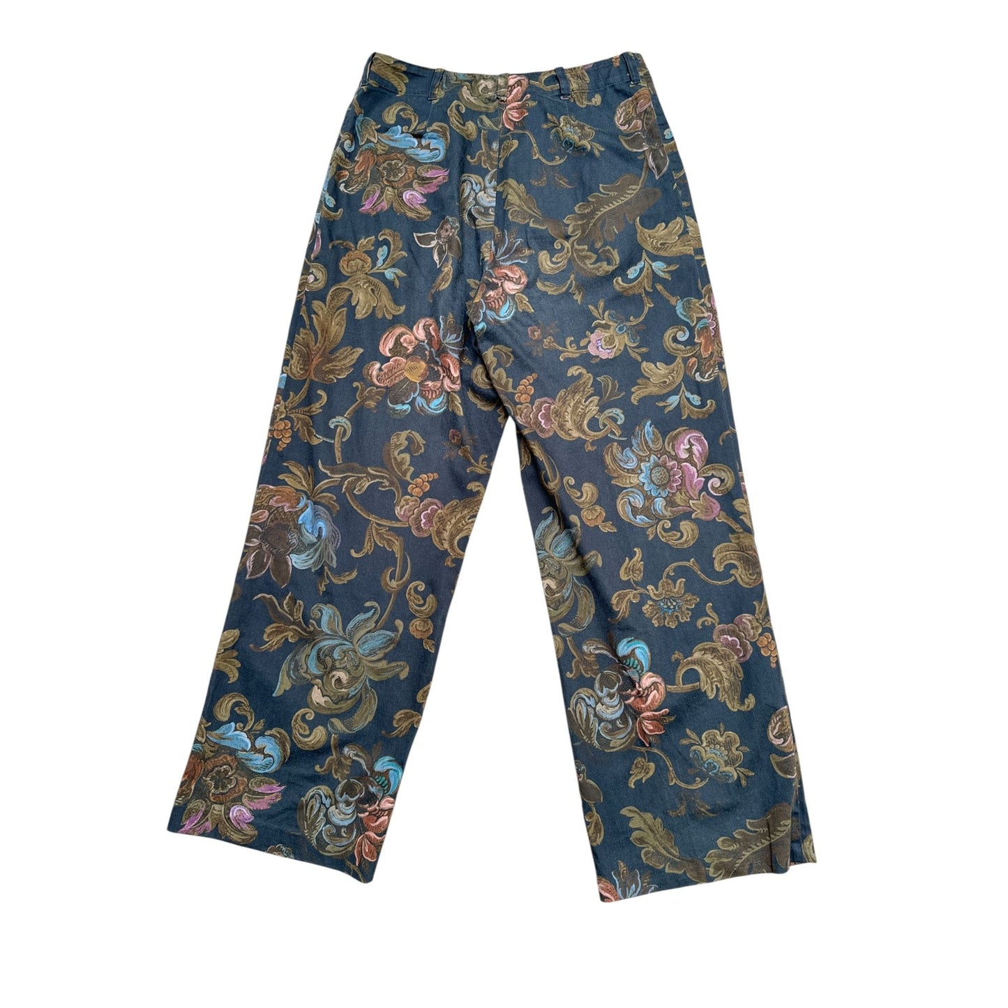 Vintage Tapestry Wide-Leg Pants