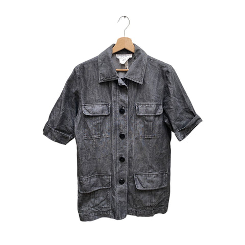 SS 1996 Saharian dark grey denim shirt