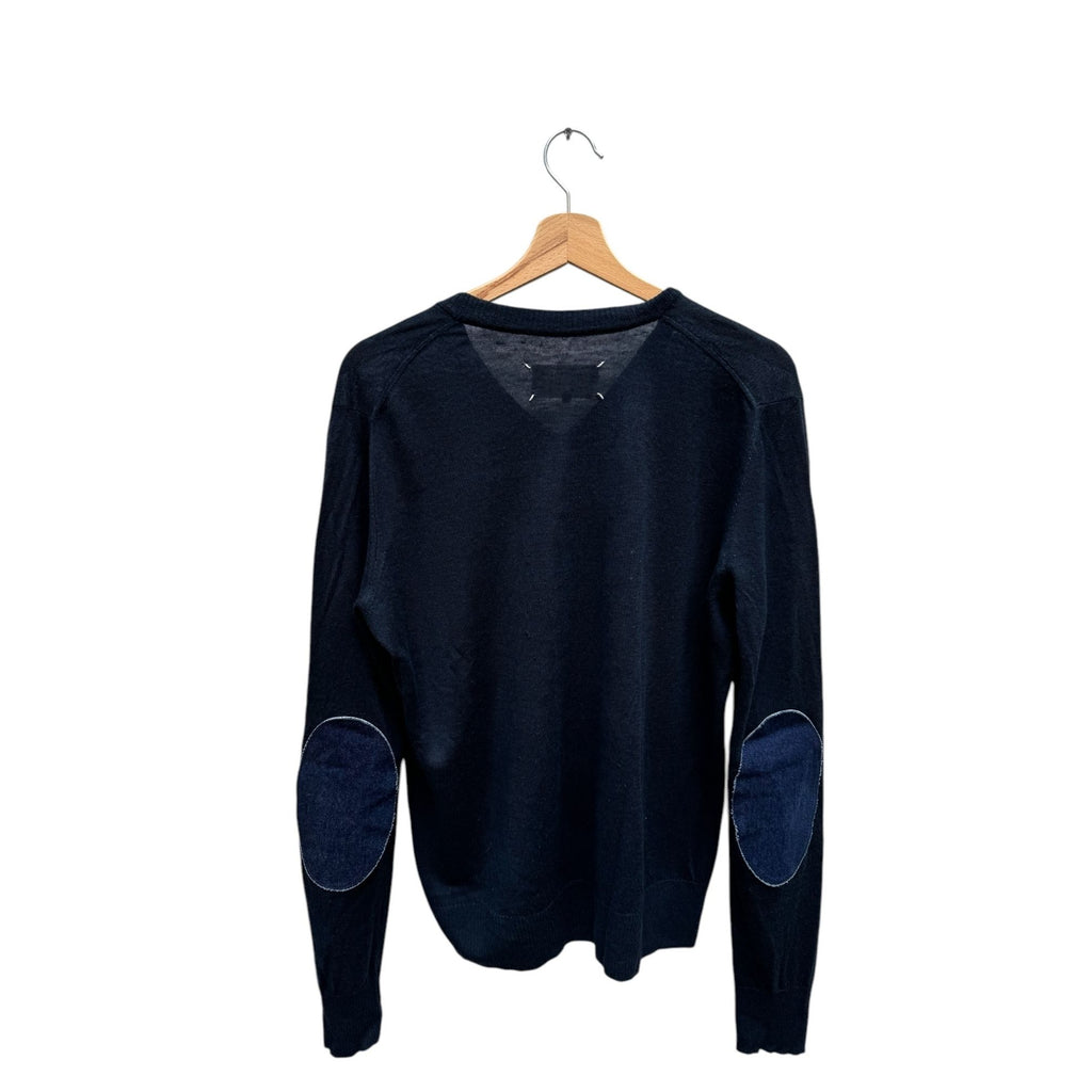 4 Stiches Navy Wool Sweater