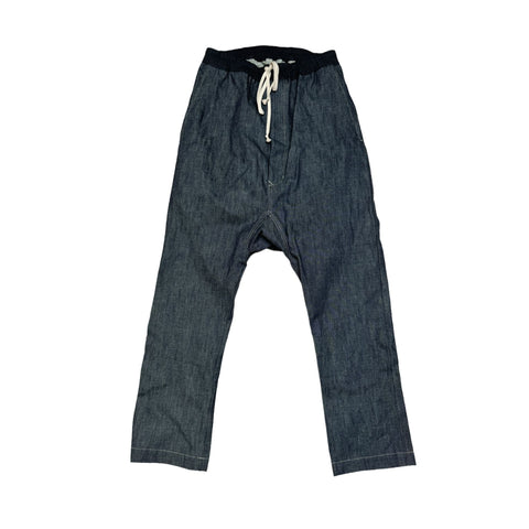 2013 Grey Drop Crotch Denim Pants